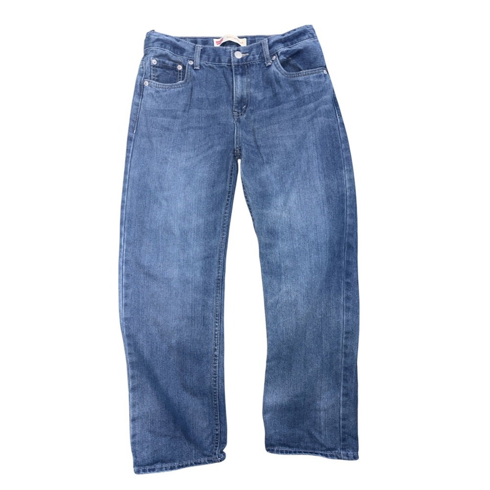 Levi’s 505 Regular 14‎ Husky Medium Wash Straight-Leg Jeans Boys Size W33 X L29